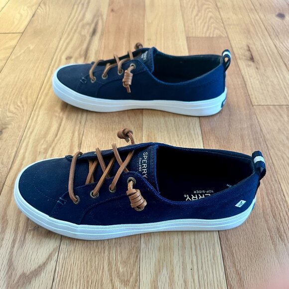 Sperry Women's Crest Vibe Core Sneaker, Navy Blue, Size 7.5 - Picture 4 of 7